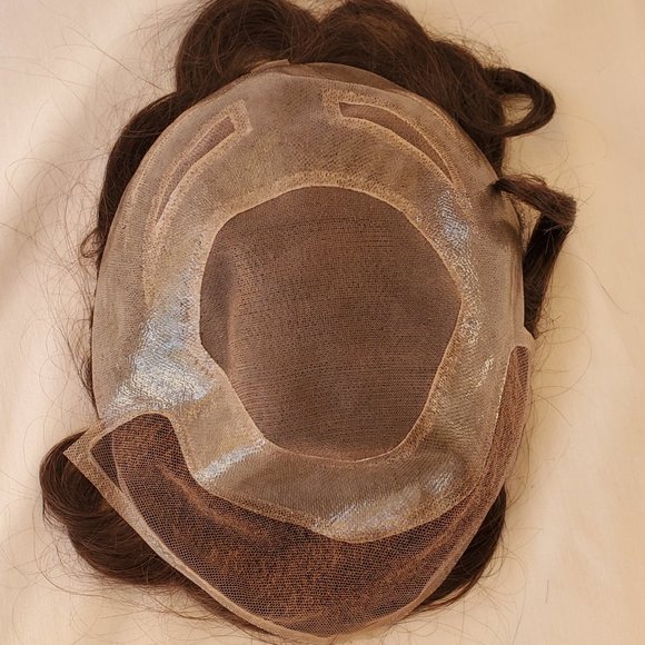 6" Men’s Toupee,Human Hair, 8″X10″ French Lace # 4 - Picture 9 of 10